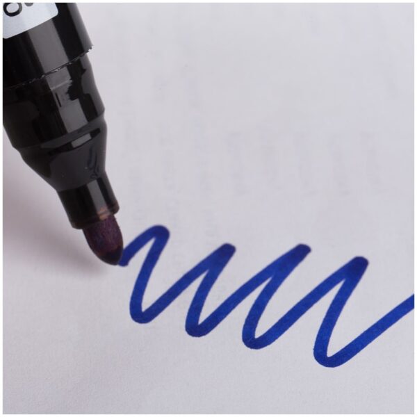 Маркер перманентный OfficeSpace "Contact" синий, пулевидный, без клипа, 3мм — изображение 2