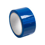 Клейкая лента синяя, 48мм*50м*45мкм (скотч цветной синий)