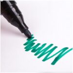 Маркер перманентный OfficeSpace "Contact" зеленый, пулевидный, без клипа, 3мм — изображение 3