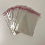 Пакет БОПП с клеевым клапаном со скотчем 80x100 мм+30 мм, толщина 25 мкм (250 штук в упаковке)   