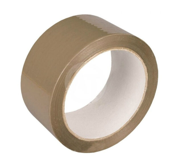 Клейкая лента коричневая, 48мм*100м*45мкм (скотч коричневый) — изображение 1