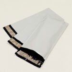 Курьерский пакет 120*240+40мм без кармана, без логотипа, толщина 50 мкм, белый (100 штук в упаковке)