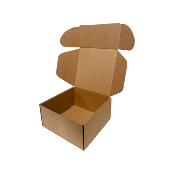 Самосборная картонная коробка 200*200*100 мм FEFCO 0427, короб из микрогофрокартона Т11 — изображение 1