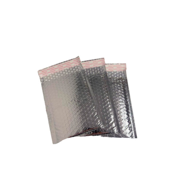 Металлизированный конверт с защитной воздушной подушкой A/000, 130*170 мм, внутренний размер 110×160 мм(100 штук в упаковке) — изображение 1