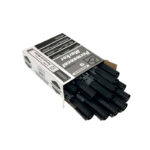 Маркер перманентный PM CJ-8004 черный, пулевидный, круглый наконечник, толщина линии 1,5-3мм — изображение 4