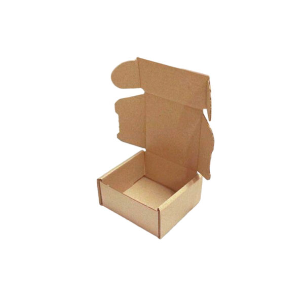 Самосборная картонная коробка 60*60*30 мм FEFCO 0470, короб из микрогофрокартона Т12 — изображение 1